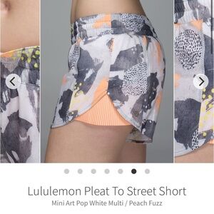 🍋 Lululemon Pleat to Street Short